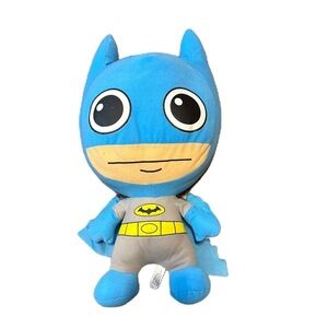 DC Comics Blue and Gray Superhero Plush Batman
